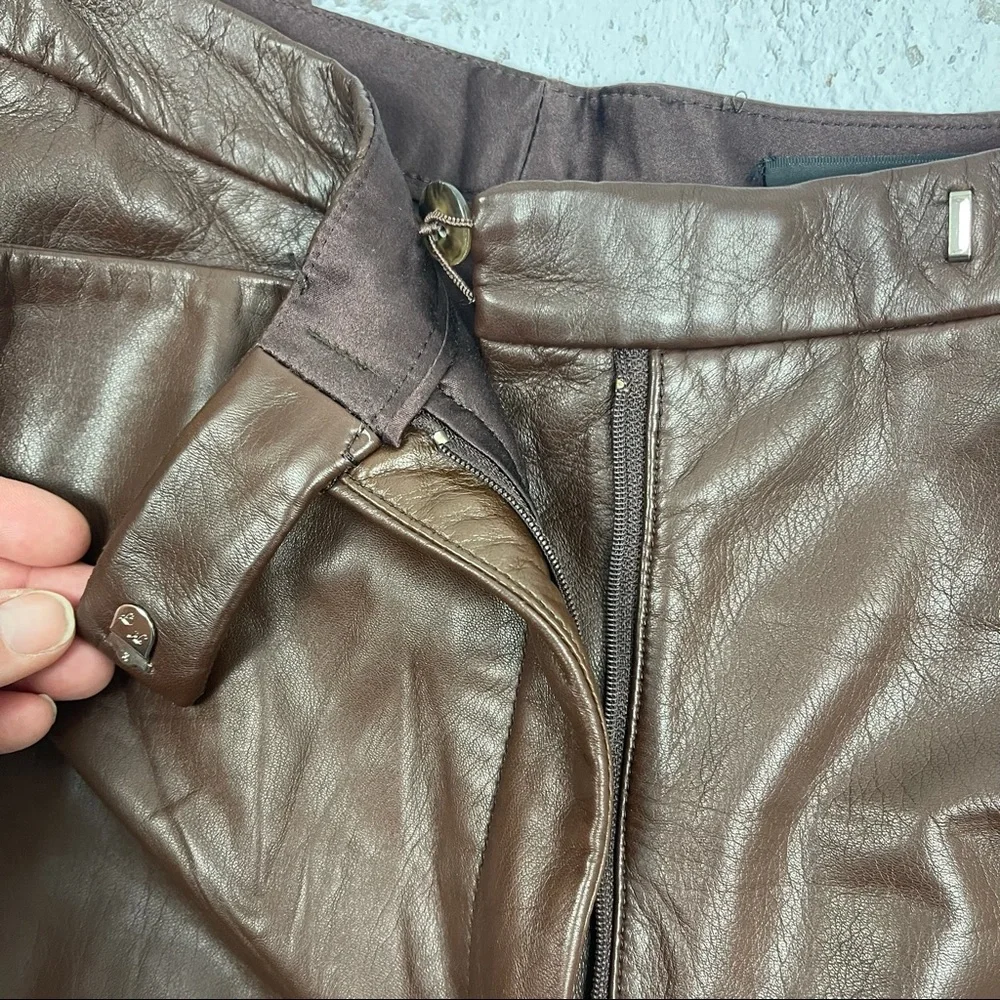 Richard Tyler Couture Leather Pants - Picture 5 of 8